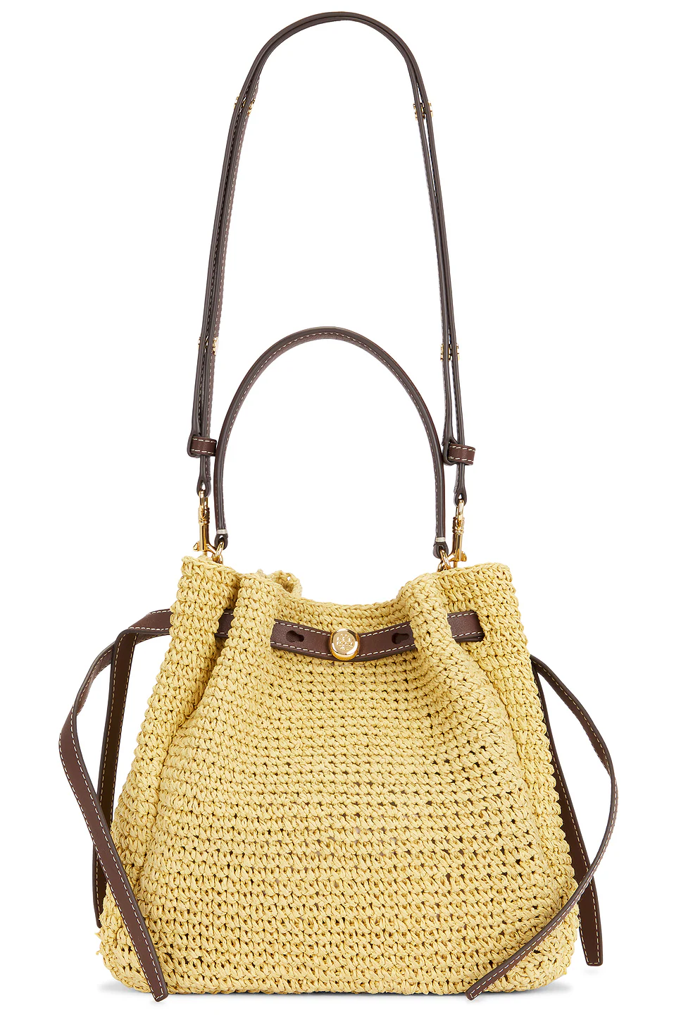 Tory Burch — СОЛОМЕННАЯ СУМКА-ВЕДРО ROMY