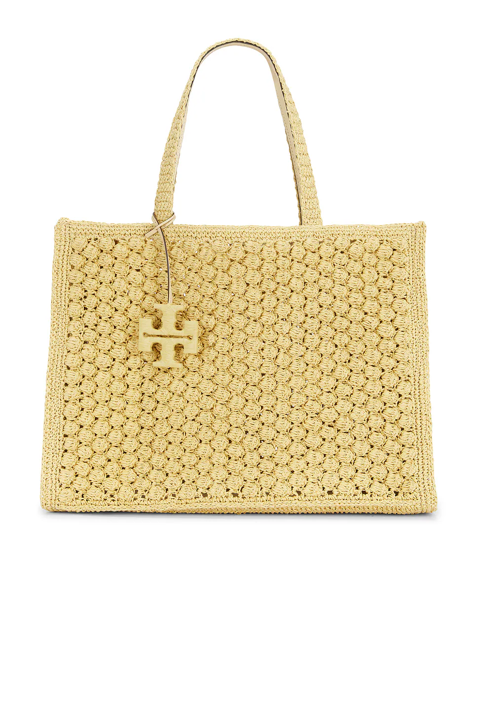 Tory Burch — БОЛЬШАЯ СУМКА-ТОУТ, СВЯЗАННАЯ КРЮЧКОМ ВРУЧНУЮ УЗОРОМ «ПОПКОРН» ELLA