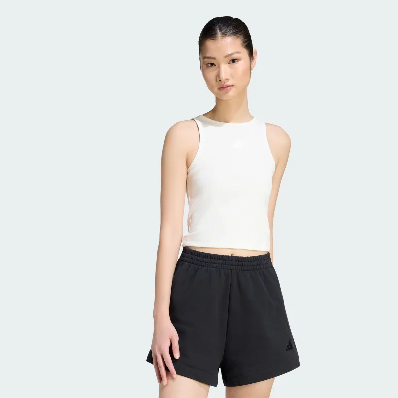 adidas — ADIDAS KIT SMALL LOGO RIB TANK Top