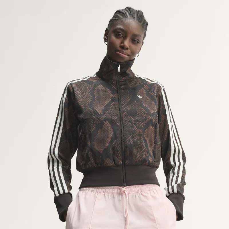 adidas — SATIN SNAKE PRINT FIREBIRD TRACK JACKET