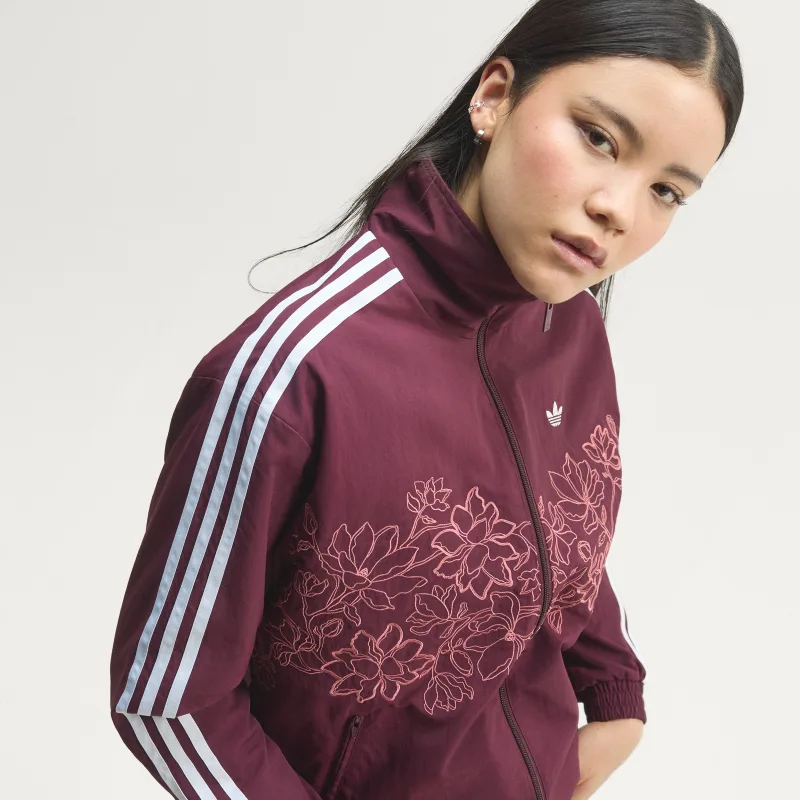 adidas — FLORAL GFX FIREBIRD LOOSE TRACK JACKET