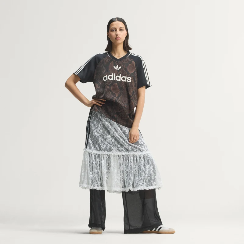adidas — SNAKE PRINT SATIN JERSEY