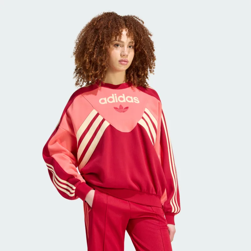 adidas — GARMENT WASHED GRAPHIC CREW Sweatshirt