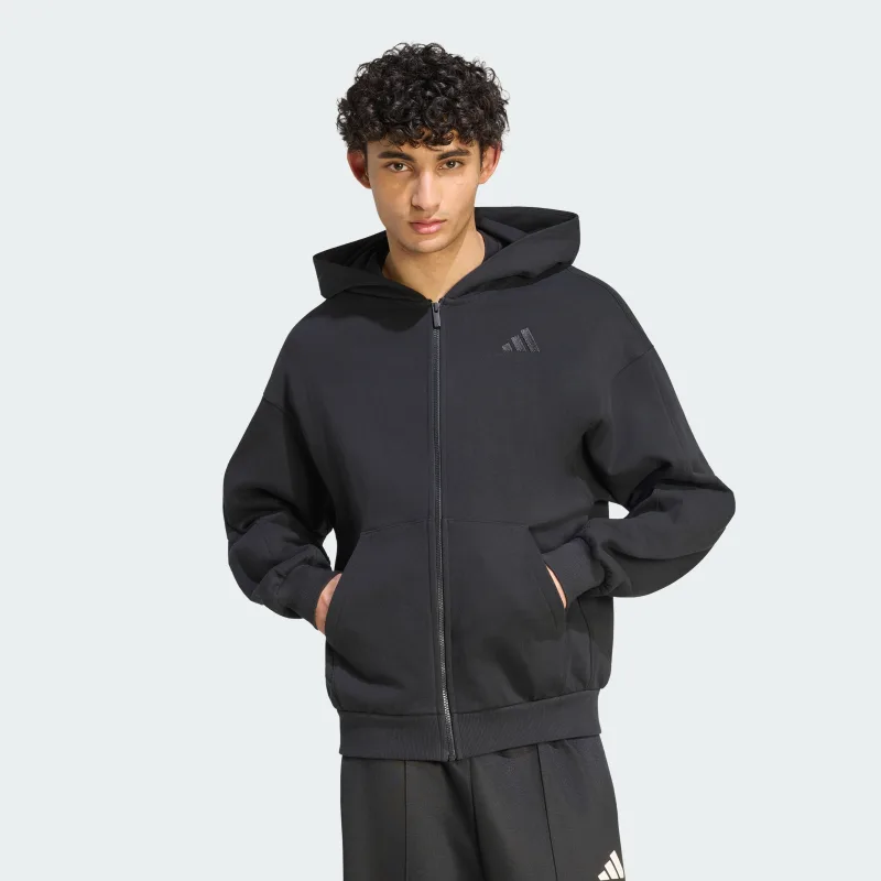 adidas — ADIDAS KIT SMALL LOGO FULL-ZIP HOODIE