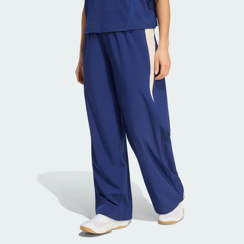 adidas — Hyperglam Color Block Wide Woven Pants