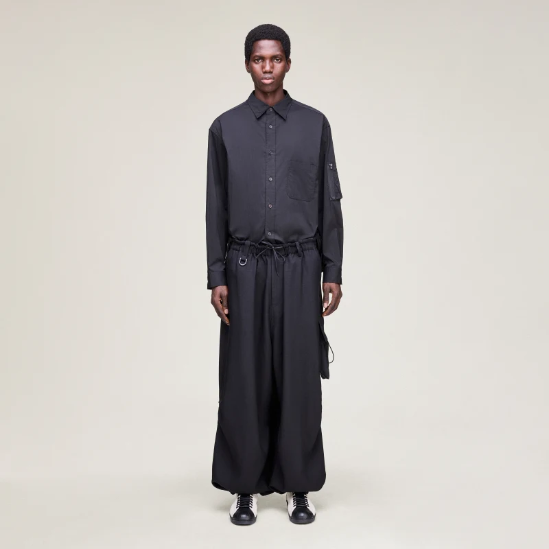 adidas — Y-3 SPORT UNIFORM WIDE CARGO PANTS