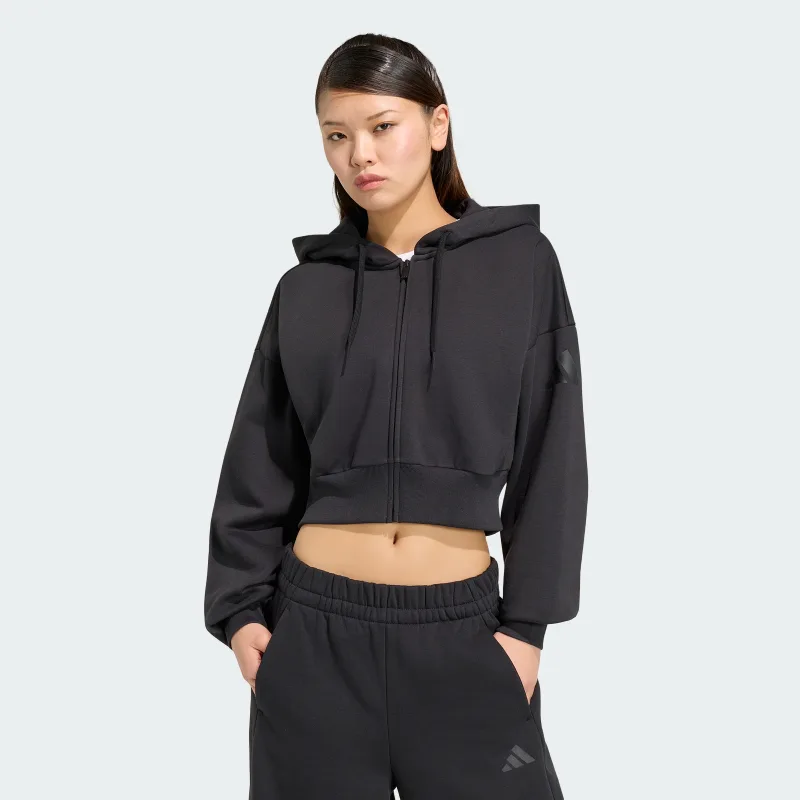 adidas — Essentials Contemporary Fleece Full Zipper Hooded Jacket