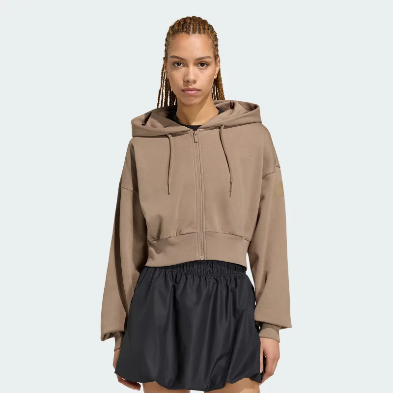 adidas — Essentials Contemporary Fleece Full Zipper Hooded Jacket