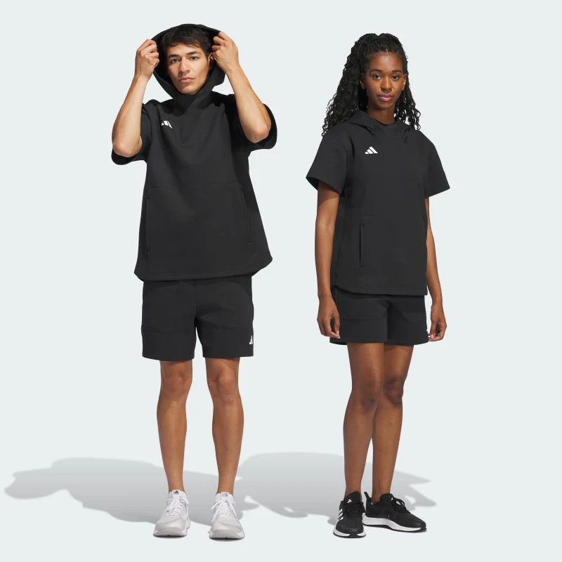 adidas — Dugout Short Sleeve Hoodie (Gender Neutral)
