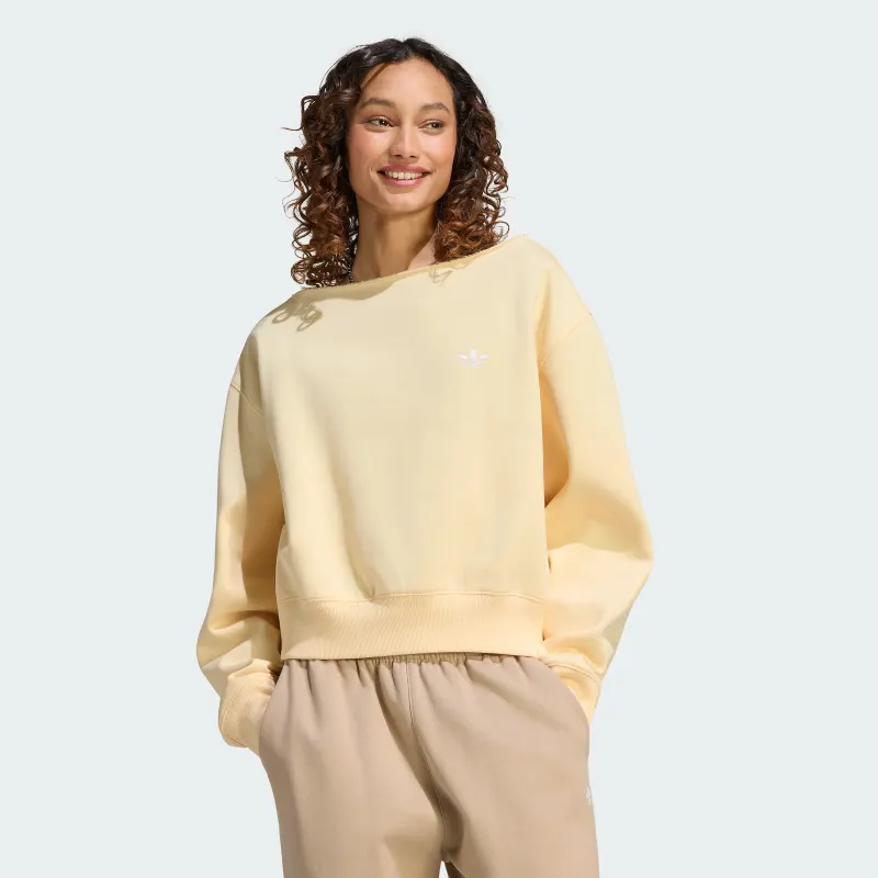 adidas — ESSENTIALS FLEECE BOATNECK SWEATSHIRT