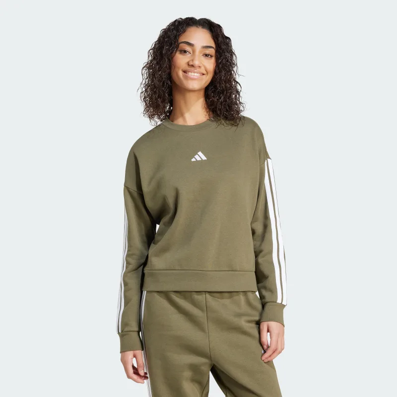 adidas — Essentials 3-Stripes Fleece Sweatshirt