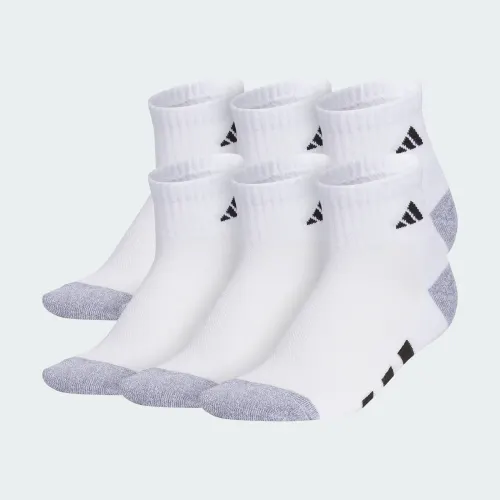 adidas — Athletic Cushioned 6-Pack Quarter Socks Kids