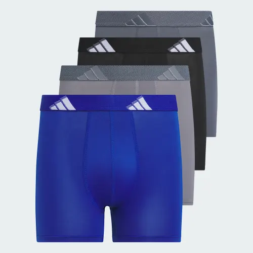adidas — Microfiber 4-Pack Boxer Brief Kids