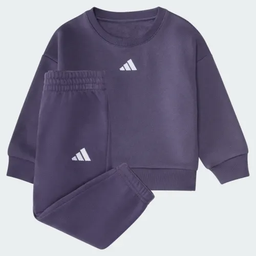 adidas — 2-Piece Long Sleeve Fleece Pullover & Jogger Set