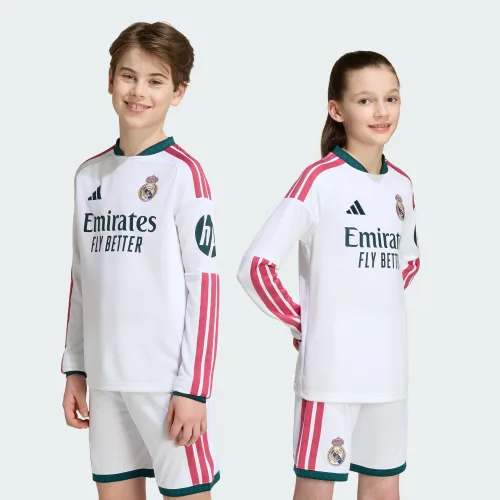 adidas — Real Madrid 26/27 Home Jersey Long Sleeve Kids