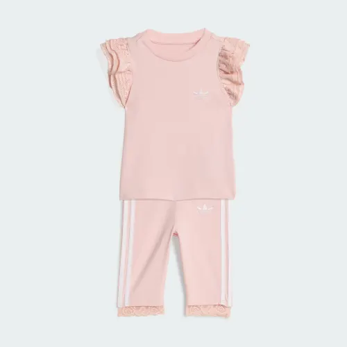 adidas — LACE 3/4 TIGHTS TEE SET