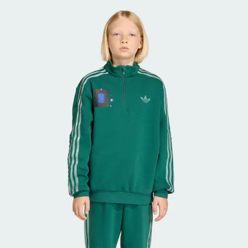 adidas — ADIDAS MINECRAFT LOOSE HALFZIP CREW Sweatshirt