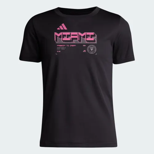 adidas — CLUB INTER DE FUTBOL MIAMI YOUTH SHORT SLEEVE PREGAME T-SHIRT