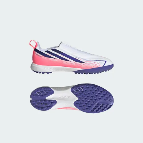 adidas — F50 Hyperfast League Laceless Turf Soccer Shoes Kids