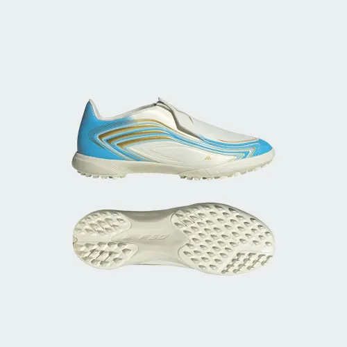 adidas — F50 Messi League Laceless Turf Soccer Cleats Kids