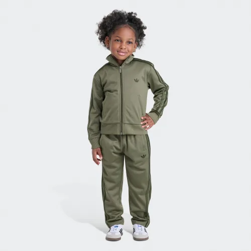 adidas — Originals 2-Piece Long Sleeve Firebird Jacket & Pant Set