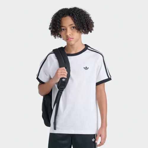 adidas — Originals Short Sleeve 3-Stripe Cali Ringer Tee