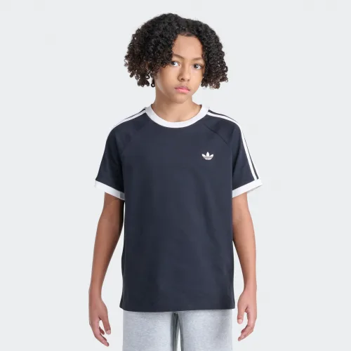 adidas — Originals Short Sleeve 3-Stripe Cali Ringer Tee