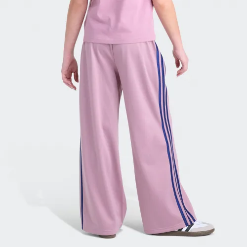 adidas — Originals Elastic Waistband Firebird Wide Leg Pant