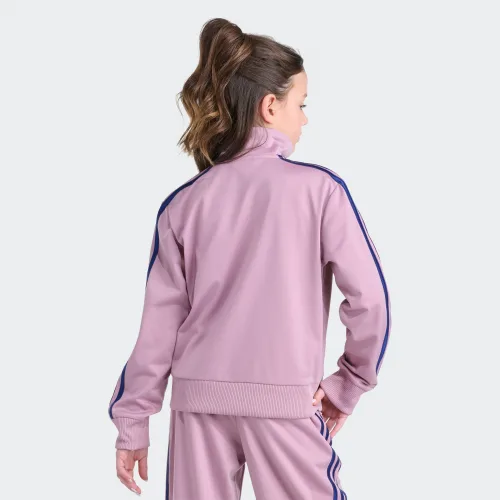adidas — Originals Long Sleeve Mock Neck Firebird Jacket