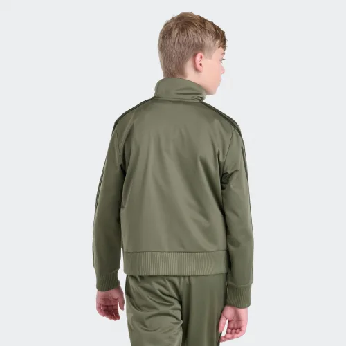 adidas — Originals Long Sleeve Mock Neck Firebird Jacket