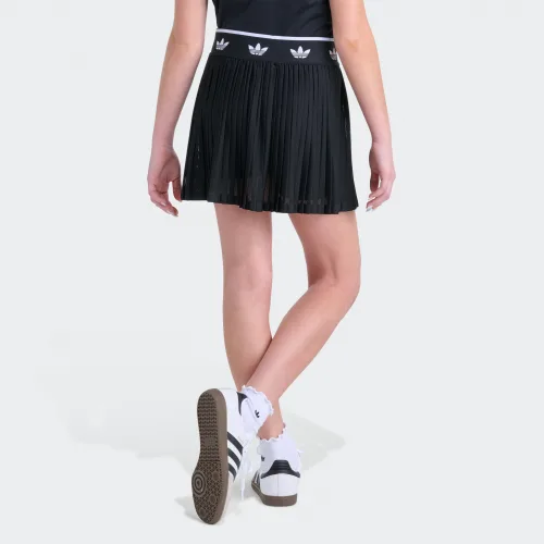 adidas — Originals Trefoil Printed Elastic Waistband Mesh Skort
