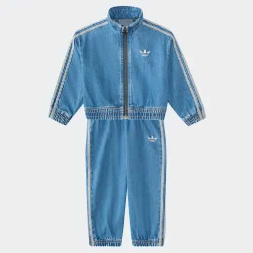 adidas — Originals 2-Piece Long Sleeve Denim Jacket & Jogger Pant Set