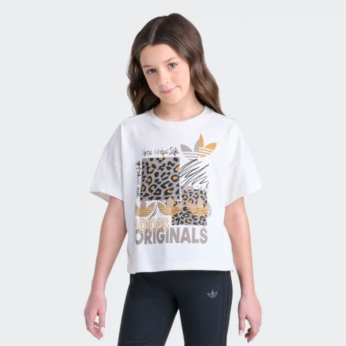 adidas — Originals Short Sleeve Cheetah Collage Tee