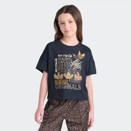 adidas — Originals Short Sleeve Cheetah Collage Tee