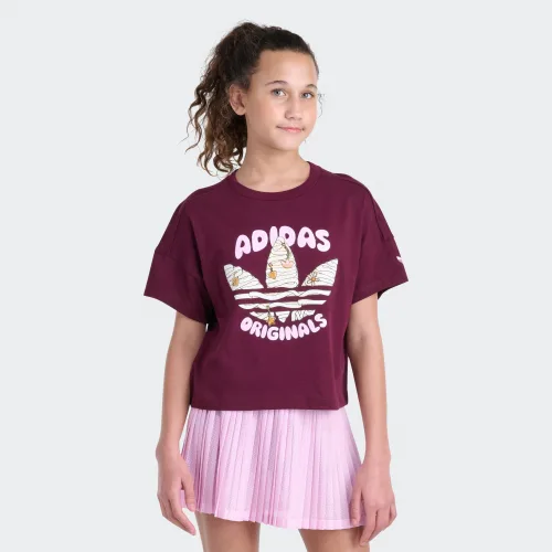 adidas — Originals Short Sleeve Trefoil Lace Tee