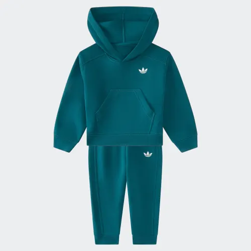 adidas — Originals 2-Piece Long Sleeve Essential Fleece Hooded Pullover & Jogger Pant Set