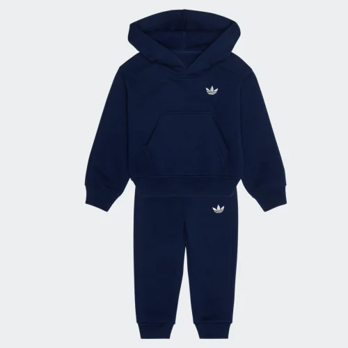 adidas — Originals 2-Piece Long Sleeve Essential Fleece Hooded Pullover & Jogger Pant Set