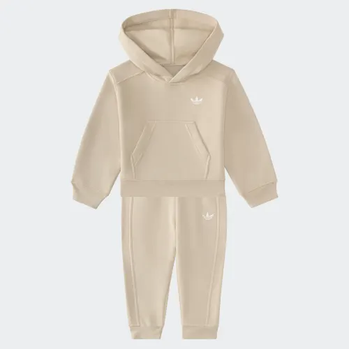 adidas — Originals 2-Piece Long Sleeve Essential Fleece Hooded Pullover & Jogger Pant Set