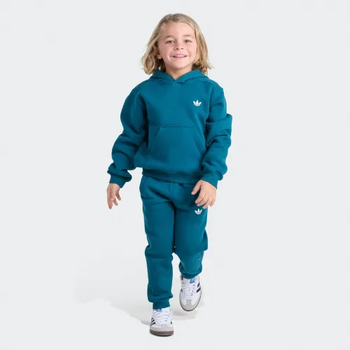 adidas — Originals 2-Piece Long Sleeve Essential Fleece Hooded Pullover & Jogger Pant Set