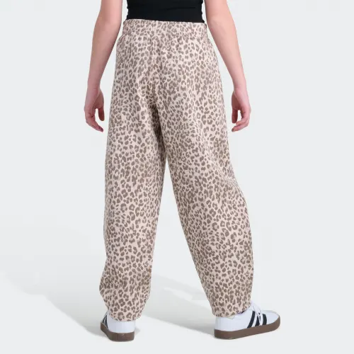 adidas — Elastic Waistband Printed Barrel Leg Pant
