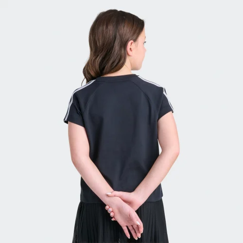 adidas — Short Sleeve Sport 3-Stripe Tee