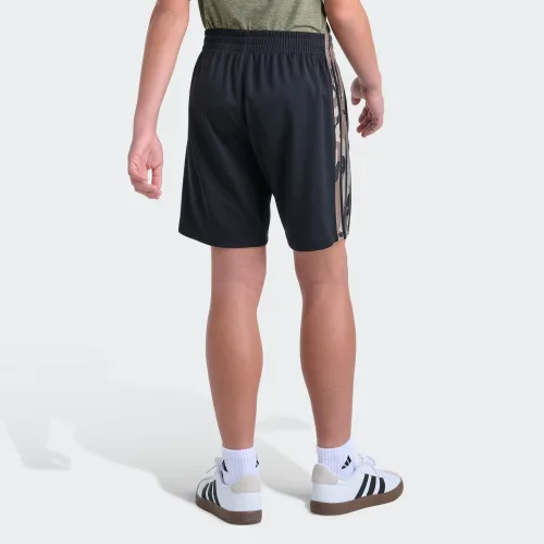 adidas — Elastic Waistband Essentials Printed 3-Stripe Short