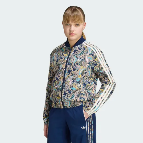 adidas — SST LOOSE CROPPED PAISLEY TRACK TOP