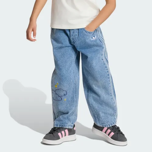 adidas — ADIDAS CARE BEARS LOOSE DENIM PANTS