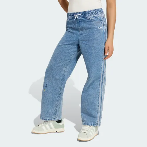 adidas — ADIDAS CARE BEARS LOOSE DENIM PANTS