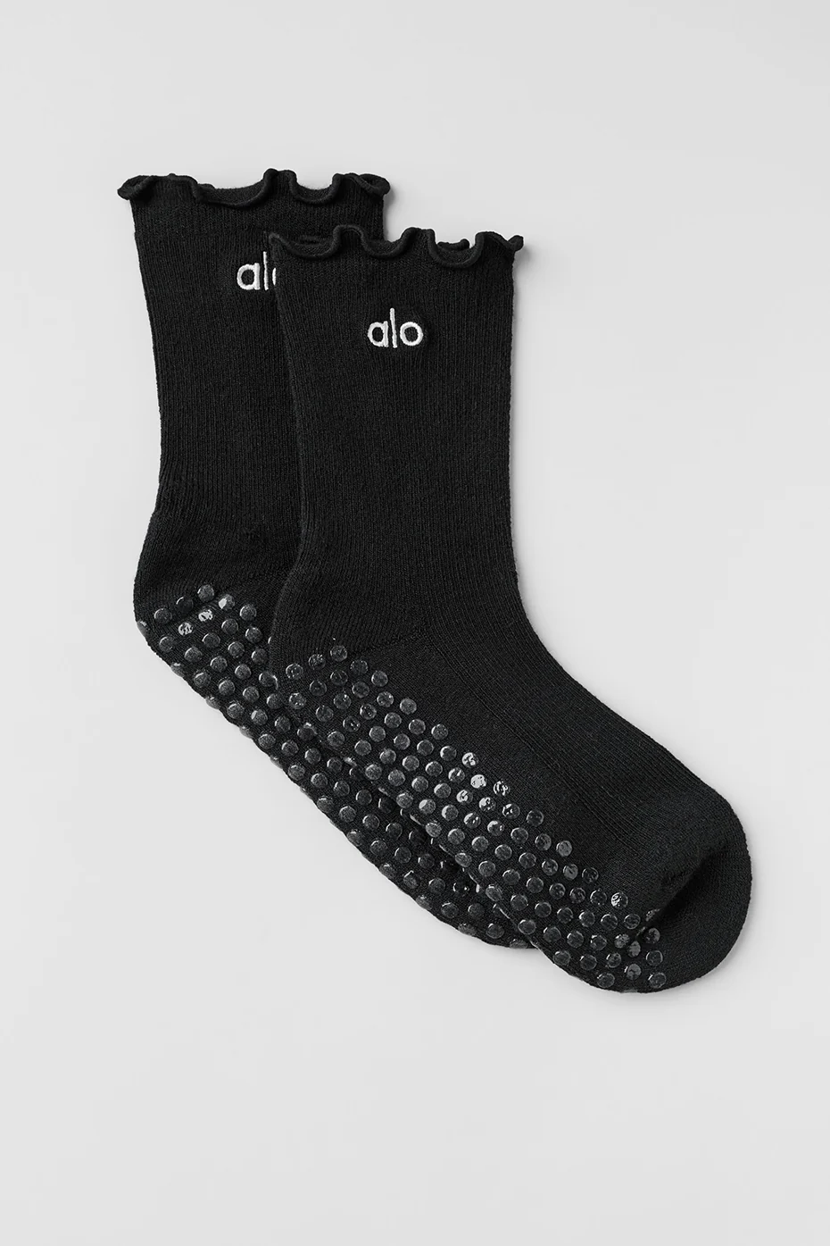 Alo Yoga — Lettuce Edge Grip Sock - White