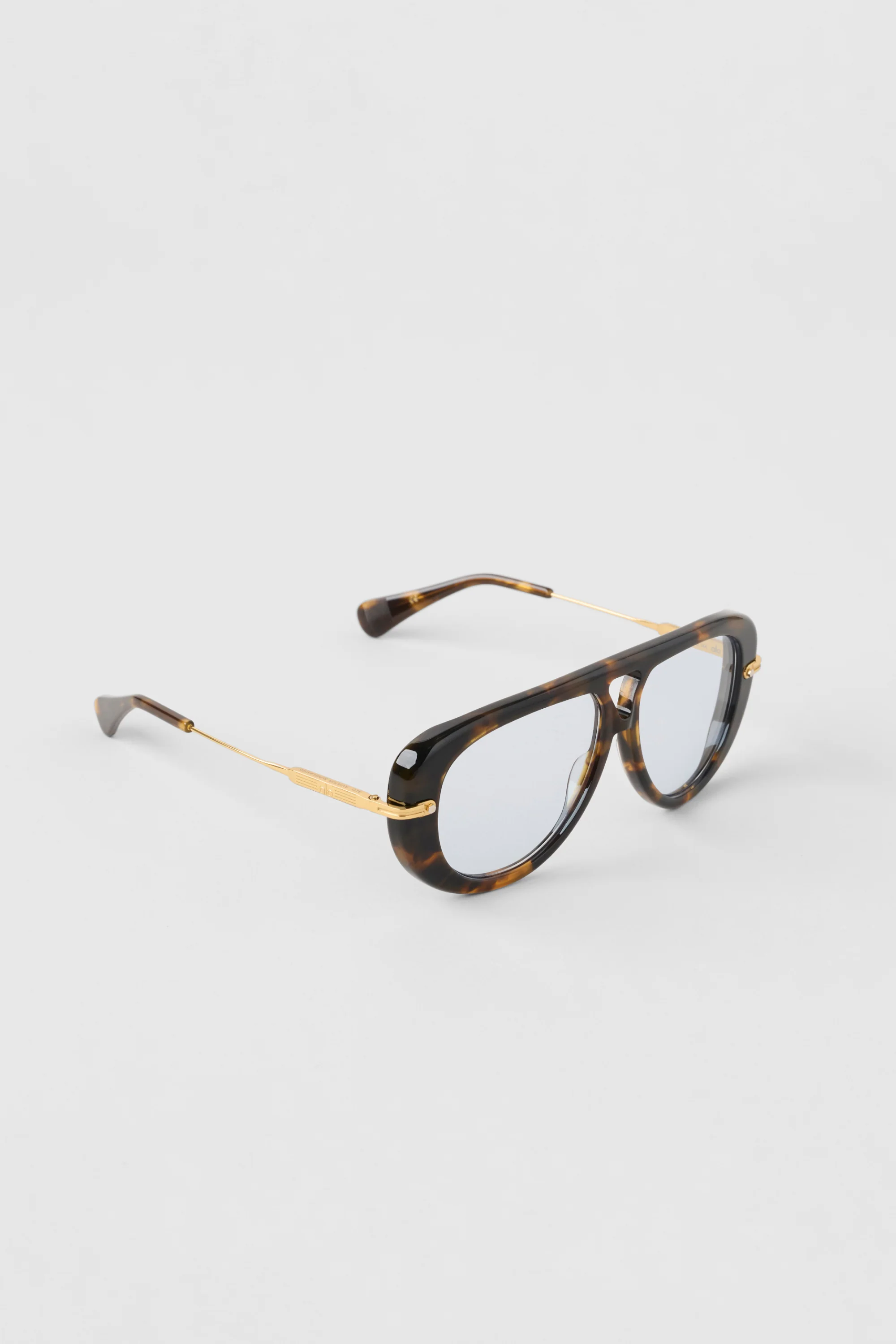 Alo Yoga — ALO Aviator Sunglasses - Tortoise/Blue