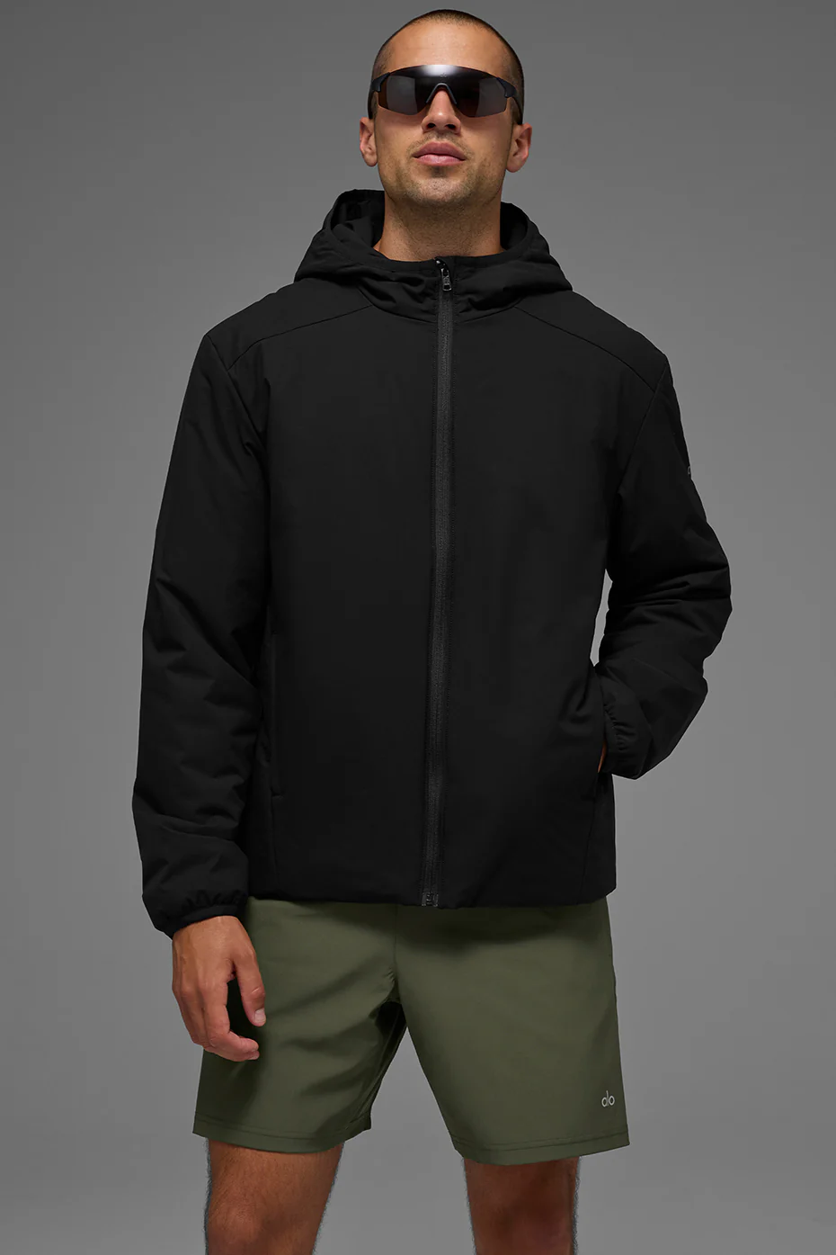 Alo Yoga — Performance On-The-Go Jacket - Olive Tree