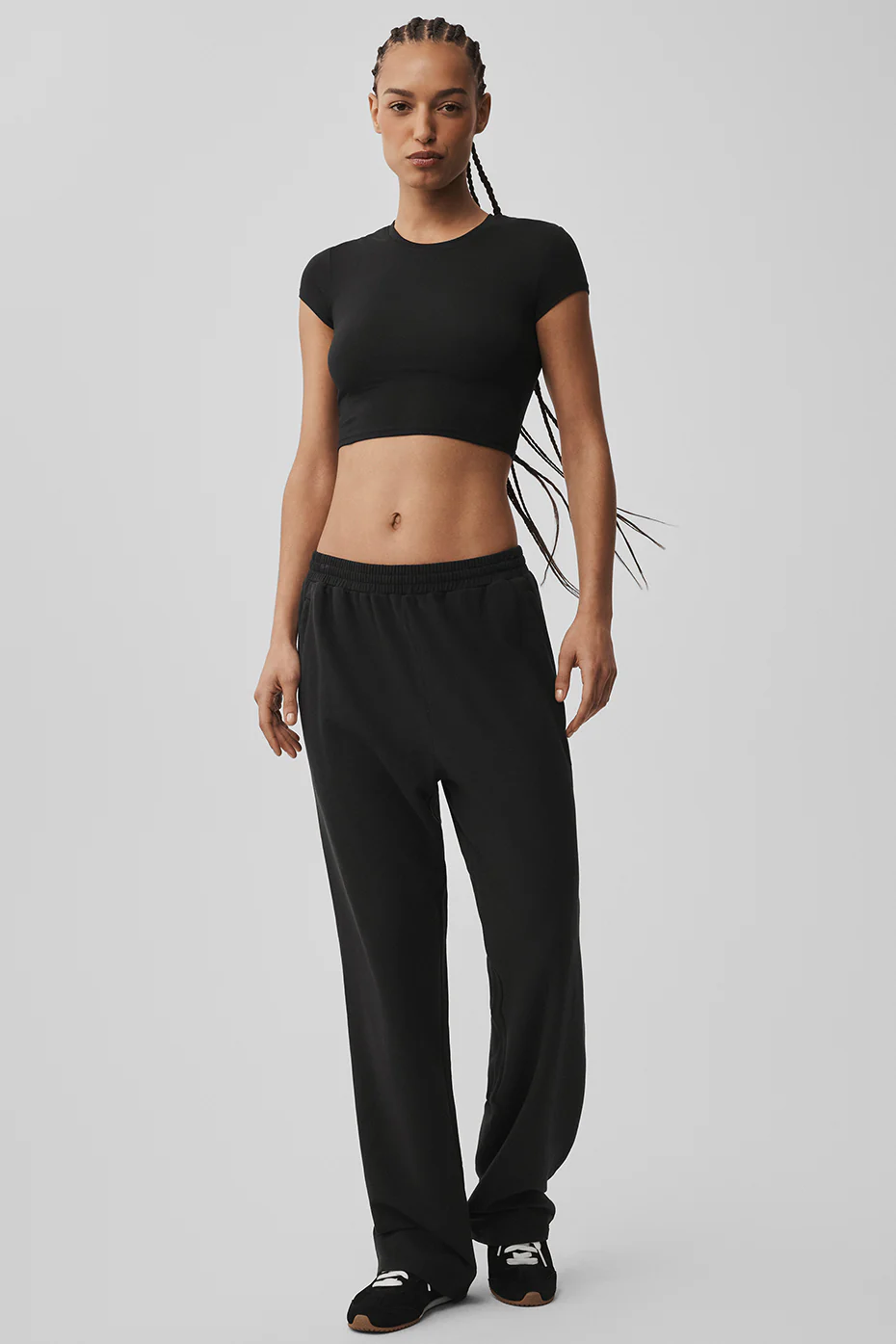 Alo Yoga — Double Take Straight Leg Pant - Bone