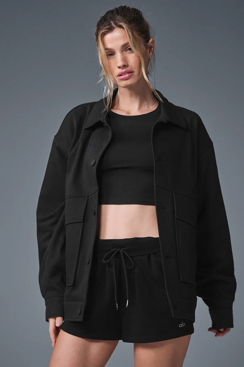 Alo Yoga — Unisex One Up Jacket - Black